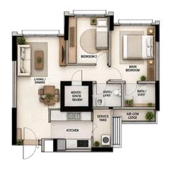 Blk 512A Oleander Breeze @ Yishun (Yishun), HDB 3 Rooms #561603601
